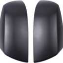 Driver and Passenger Side Mirror Cover Matte Black with Clip for Toyota Tundra 2007-2021, Sequoia 2010-2022