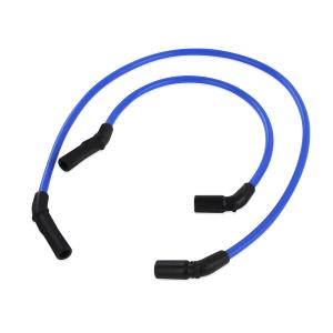 10mm Blue Spark Plug Wires Compatible with Harley H-D FLT FLHT FLHR FLTR 2009 2010 2011 2012 2013 2014 2015