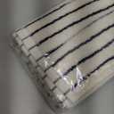 Jacquotha Striped Cotton Washcloths 4 Pack, 13 x 13 - Soft Wash Cloths for Bathroom, Kitchen, Gym, Face, Black and Cream