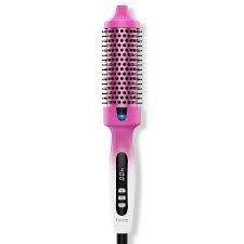 Farery Thermal Brush 9 Adjustable Temps, 1.5 Inch Long Barrel Hot Curling Wand for Big Bouncy Curls, Non-Blowing Heated Round Brush, Ceramic Curling Wand for Medium & Long Hair, Dual Voltage