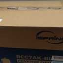 iSpring RCC7AK-BLK, NSF/ANSI 58 Certified, Alkaline 6-Stage Reverse Osmosis System with Stylish Black RO Faucet, pH+ Remineralization RO Water Filter System Under Sink