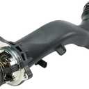 2782000615 Aluminum Engine Coolant Thermostat Housing Compatible with 2011-2017 Mercedes-Benz CL550 CLS550 E550 GL450 GL550 ML550 S550 SL550 CL63 AMG 4.7L 5.5L