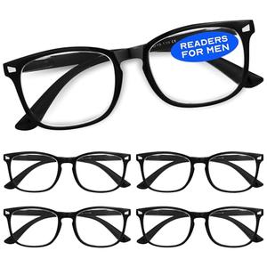 CCVOO Reading Glasses for Women/Men, Eyeglasses, Blue Light Readers for Women/Men, Computer Eye Glasses, Cheaters 3.0