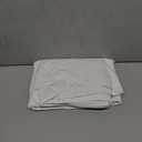 Amazon Basics 4 Piece Comfortable Cotton Jersey Bed Sheet Set, Includes Soft Flat and Fitted Sheets, Pillowcase, Queen, White, Solid