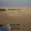 4 In 1 Noodle Board Stove Cover Lightweight Cutting Board Wood Stove Top Covers for Electric Stove, Glass Gas Stove Cover for Gas Burners - 30" x 22"