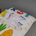 Baby Play Mat - Thicken 71x59 Inch Soft Foam Crawling Mat for Playpen & Floor, Non-Slip Waterproof Playmats for Infants & Toddlers, Portable Foldable & Machine Washable, Dinosaur & Letters