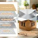 12" x 12" x 12" Insulated Shipping Boxes with Liner, 4-Pack Reusable Cooler Boxes with Foam Insulation Bags, Thermal Cold Mailing Boxes for Hot & Frozen Food, Shipping, Mailing, Packing