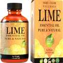 Lime Essential Oil (4 oz), Therapeutic Grade, 100% Pure and Natural, Perfect for Aromatherapy, Diffuser, DIY and Much More by Mary Tylor Naturals
