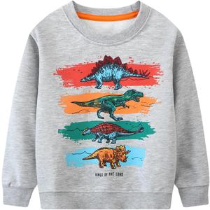 Baby Toddler Boy's Cotton Crewneck Sweatshirt Christmas Clothing 1-7Y (2T) Baby Toddler Boy's Cotton Crewneck Sweatshirt Christmas Clothing 1-7Y (2T)