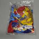 Red Blue Yellow Balloon Arch Kit Cartoon Hedgehog Theme Ballon with Explosion Star Foil Gold Circle Balloon Garland Arch Different Sizes Assorted Color Ballons for Birthday Baby Shower Party Decor