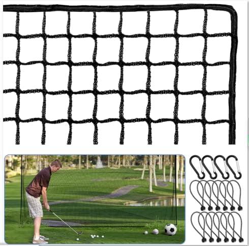 Amazgolf 15x20Ft Golf Practice Net - Heavy Duty Ball Netting for Hitting, Chipping, Baseball, Hockey