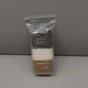 Mifoci 600 Pcs Mini Oval Cupcake Papers Disposable Brownie Baking Cups Cake Loaf Pan Liners Boat Shaped Muffin Cupcake Wrappers for Weddings Birthdays (White Brown Coffee)