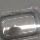 Sanwuta 6 Pcs Clear Hard Zipper Case Plastic Zipper Pouches Transparent Makeup Bag Pencil Case Pouches Toiletry Diaper Bag for Travel Toy Storage Organizer Bins(White,7.48 x 3.94 x 2 Inch)