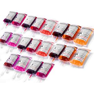 WYNK 20 Pack Halloween Decorations Blood Bag for Drink, 11.5 FL Oz Reusable Cups Containers, Live Blood of Theme Parties, Halloween/Vampire/Hospital Theme Party Favors, Nurse Graduation Party Props