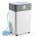 Uthify 55 Pints Dehumidifier with WiFi App Control for 4000 Sq.Ft, Fabric-Wrapped Body & Dual-Screen Display, Smart Compressor with Drain Hose, 1.2GAL Tank, High Capacity for Basement Bedroom Home
