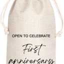 Marriage Milestones Wine Bag | Wedding Milestone Wine Bag | Bridal Shower Gift | Bride to Be Gift | Wedding Shower Gift | 11WB58