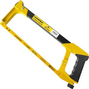 12in. High-Tension Hacksaw Frame with 24 TPI Bi-metal HSS Blade, Hand Saw Suitable for Metal, wood, PVC, Carpentry 12in. High-Tension Hacksaw Frame with 24 TPI Bi-metal HSS Blade, Hand Saw Suitable for Metal, wood, PVC, Carpentry