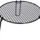 Portable small foldable camping bonfire grill, heavy-duty camping stand with portable bag, suitable for outdoor cooking, backpacking, hiking, picnic and barbecue