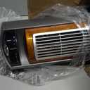 Lasko Oscillating Tower Fan with Remote, Quiet Floor Fans for Bedroom, 42", Woodgrain and Grey, T42954, 42.5"