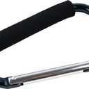 Coghlan's Large Carabiner Carry Handle - Durable Large Aluminum Clip for Hanging, Carrying Bags and Outdoor Gear for Camping, Hiking, Travel, with Foam Handle Wrap, 100 lbs Load Capacity (Evening Green)