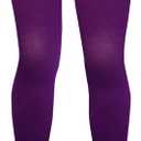 SUMONA Women Thigh High Opaque Trouser Socks (Purple)