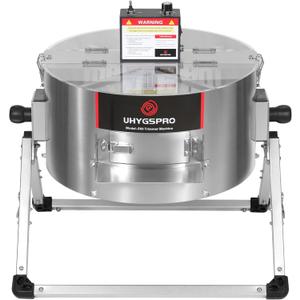 19inch Electric Bud Trimmer - Wet or Dry Bracket Type Bud Leaf Trimmer Machine with Visual Cutting, Outlet Port for Twisted Spin Cut Plant Leaf and Flower