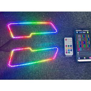 X1 Dream Color Chase 2017+ Polaris Sportsman 450 570 850 1000 2017-2019 850 SP 1000 XP Flowing LED Halo Ring for LED Headlight KIT X1 Dream Color Chase 2017+ Polaris Sportsman 450 570 850 1000 2017-2019 850 SP 1000 XP Flowing LED Halo Ring for LED Headlight KIT