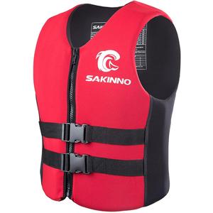 Water Kayaking Jacket for Adults and Kids, Buoyancy Swimsuit Boating Fishing Waistcoat Zipper Closure, Unisex Outdoor Water Sports Vests, Large