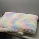 Noahas 5x8 Fluffy Rainbow Rug for Girls Bedroom,Soft Rainbow Room Rug,Shaggy Area Rugs for Living Room,Fuzzy Colorful Playroom Nursery Rugs Room Decor