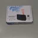 SMARTRO SC31B Digital Projection Alarm Clock with Weather Station, Indoor Outdoor Thermometer for Bedrooms, USB Charger, AC Battery Operated