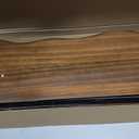 Solid Wood Live Edge Floating Shelves Set of 2 24" Rustic Wall Shelf with Hidden Bracket System, Wall Mounted Shelves for Bathroom, Kitchen, Living Room, Bedroom (Classic Walnut)