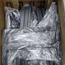 YKLSLH 4 Baskets Over The Sink Dish Drying Rack, Extendable Large Capacity Sink Rack, Metal Drying Rack Saving Space,for Most Sinks (26.57"-35") (Black)