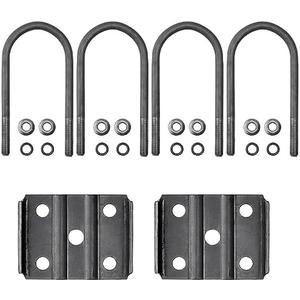SPARKWHIZ Trailer U Bolt Kit 7 inch for 5,200-7,000 lb Trailer Axle, 3" Round Axle, 1/2” Diameter, 2" Thread Pitch