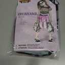 Spooktacular Creations Zombie Halloween Cheerleader Costume, Girls Scary Cheerless Costume, Kids Dead Cheerleading Outfit for Halloween Role Play Themed Parties, Purple Black, S