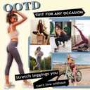 4 Pack Capri Leggings for Women Butt Lift High Waisted Tummy Control No See-Through Yoga Pants Workout Running (Small-Medium, 15-2 Pack Capri Leggings Black/Navy Blue)