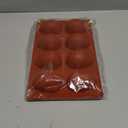 EchoDone Egg Shape Soap Mold Non Stick Silicone Half Egg Mold for Soap Making, Truffles Chocolate, Candy, Jelly, Desserts, Ice Tray Backing Set Cake Mould 2 Packs