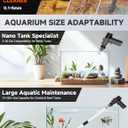 Electric Aquarium Gravel Cleaner - High-Pressure Fish Tank Cleaner with Gravel Vacuum for Aquarium, 6-in-1 Multifunction Aquarium Vacuum Gravel Cleaner with Water Changer & Sand Filter