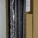 1 Diameter Curtain Rods Itself is 30 to 144 inch 1 Pack Fit 30-142 inch, 66 to 120 inch Window with Heavy Duty Adjustable Rod Matte Black Splicing Metal Extra Long Curtain Rod for Windows