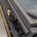 70 in Walk-in Catio with Window Access, Extra Large Outdoor Cat Enclosure for Multiple Cats, Waterproof Roof Cattery with Bridge and Scratching Post Outside Cat Patio Playpen Grey