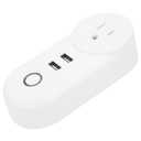 USB Port Socket, GTSS125 Smart Socket 100240VAC 10A, 3 Holes, USB Outlet, Sockets, Converters, Electric Plugs