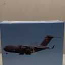Enatuther Die-cast Airplane 1/200 US C-17 Transport Plane Model Fighter Jet Model Airplane for Collection or Gift