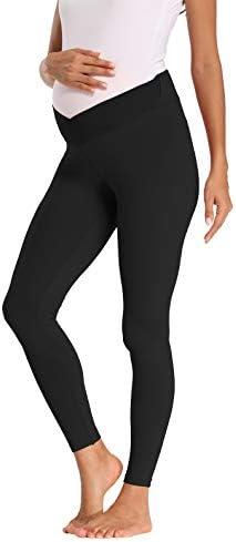 Foucome Women's Under The Belly Super Soft Support Maternity Leggings XL