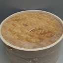 Prime Home Direct Bamboo Steamer Basket 12-Inch | 2-Tier Steamer for Cooking | 50 Liners, Chopsticks, Sauce Dish | Steaming Asian Food, Bao Buns, Chinese, Dim Sum, Dumpling, Rice, Vegetable Steam Pot