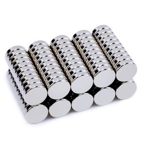 Neodymium Disc Magnets, 100 Pcs, 7 mm x 2 mm, Strong Rare Earth Magnets for Whiteboard, Office, Crafts & DIY
