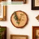 FSWCCK 10 Pack Nature Unfinished Round Wood Slices, 7-7.8 Inches Wooden Circle, Large Wood Slabs for Weddings Centerpieces Decor and DIY Painting Crafts (7"-7.8")