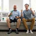 Birthday Gifts for Dad Father in Law Husband, Funny Pillow Cover and Socks for Dad, Best Dad Ever Gifts from Son Daughter Wife, Christmas Thanksgiving Retirement Gag Gift for Dad