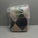 Lahome Checkered Easy Jute 5x7 Area Rugs, Washable Outdoor Patio Rug for Living Room Diamond Indoor Outdoor Carpet, Farmhouse Geometric Non Slip Black Carpet for Backyard Dining Room (Black/Checkerboard -2)