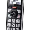 Panasonic Additional Cordless Phone Handset, Advanced Call Block, Compatible with KX-TGF94x and KX-TGF97x Series - KX-TGFA97B (Black with Silver Trim)