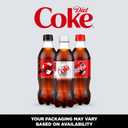 Diet Coke Diet Soda, 16.9 fl oz Bottles, 6 Pack - Cola Soft Drinks