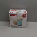 DASH Fresh Pop Popcorn Maker - Oil-Free, Air Popcorn Popper - With Measuring Cup & Recipe Guide - Perfect for Movie Nights - 16 Cups, Aqua